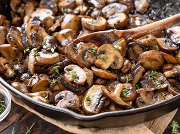 Тушеные грибы от гриппа