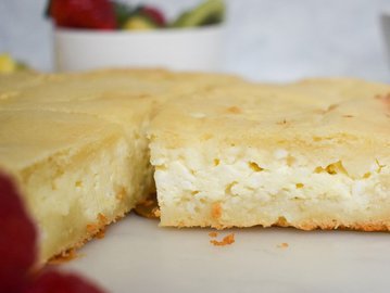 Рецепт вкуснейшей творожной запеканки с изюмом